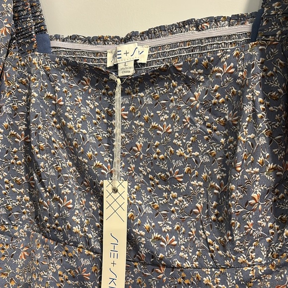 She + Sky Mini Dress size Large - Picture 2 of 5